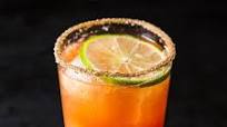 Zingy Michelada With Celery Salt Zingy Michelada With Celery Salt