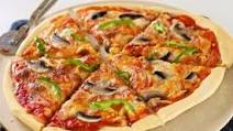 Bell Pepper, Mushroom and Onion Pizza Bell Pepper, Mushroom and Onion Pizza