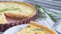 Smoked salmon quiche Smoked salmon quiche
