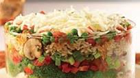 Mediterranean Layered Rice Salad Mediterranean Layered Rice Salad