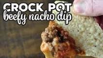 Beefy Crock Pot Nacho Dip Beefy Crock Pot Nacho Dip