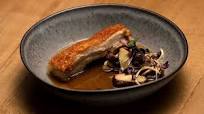 Crispy Pork Belly with Mushrooms and Broth Crispy Pork Belly with Mushrooms and Broth