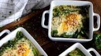 Baked Asparagus with Eggs and Parmesan Baked Asparagus with Eggs and Parmesan
