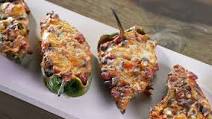 Barbecued Bean And Cheese Chile Rellenos Barbecued Bean And Cheese Chile Rellenos