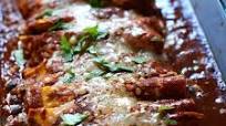 Spicy Black Bean, Green Chili & Manchego Enchiladas Spicy Black Bean, Green Chili & Manchego Enchiladas