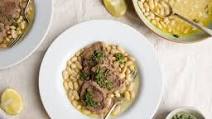 Braised Ox Tongue with Cannellini Beans & Green Sauce Braised Ox Tongue with Cannellini Beans & Green Sauce