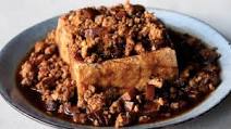 Tofu with Minced Pork and Mushrooms Tofu with Minced Pork and Mushrooms