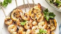 Greek Shrimp Skewers with Orzo Salad Greek Shrimp Skewers with Orzo Salad