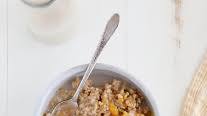 Megan's Instant Pot Peaches & Cream Steel-Cut Oatmeal Megan's Instant Pot Peaches & Cream Steel-Cut Oatmeal