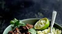 Slow Cooker Beef Short Ribs Barbacoa with Cilantro Lime Cauliflower Rice Slow Cooker Beef Short Ribs Barbacoa with Cilantro Lime Cauliflower Rice