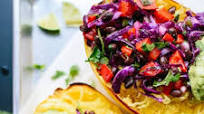 Spaghetti Squash Burrito Bowls Spaghetti Squash Burrito Bowls