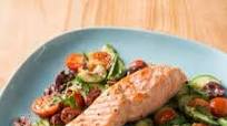 Pressure-Cooker Poached Salmon with Cucumber and Tomato Salad Pressure-Cooker Poached Salmon with Cucumber and Tomato Salad