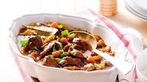 Slow-cooker beef with tomato chutney Slow-cooker beef with tomato chutney
