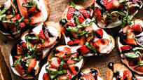 Strawberry Balsamic Crostini Strawberry Balsamic Crostini