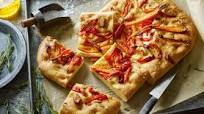 Focaccia mit ofengeröstetem Gemüse Focaccia mit ofengeröstetem Gemüse
