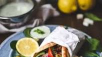 Lamb Gyros and Tzatziki Sauce Lamb Gyros and Tzatziki Sauce