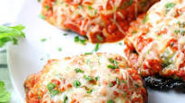 Chicken Parmesan Stuffed Mushrooms with Spinach Chicken Parmesan Stuffed Mushrooms with Spinach