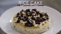 Rice Cake with Kalamata and Hummus Rice Cake with Kalamata and Hummus