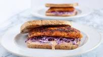 Blackened Pacific Cod Reuben Sandwich Blackened Pacific Cod Reuben Sandwich