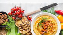 Roasted Carrot and Dill Hummus Roasted Carrot and Dill Hummus
