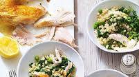 Roast chicken with pearl barley Roast chicken with pearl barley