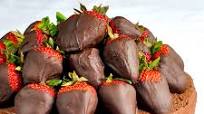 Chocolate Fudge Cake with Chocolate Truffle Dipped Strawberries Chocolate Fudge Cake with Chocolate Truffle Dipped Strawberries