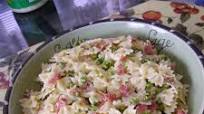 Pasta with Salami and Peas Pasta with Salami and Peas