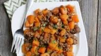 Spicy Ground Beef and Butternut Squash Spicy Ground Beef and Butternut Squash