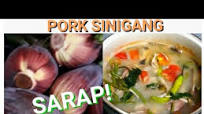 Pork sinigang with banana blossom Sinigang na baboy na may puso ng saging Pork sinigang with banana blossom Sinigang na baboy na may puso ng saging