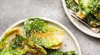 Little Gem Caesar Salad with Panko Breadcrumbs Little Gem Caesar Salad with Panko Breadcrumbs