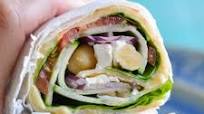 Hummus Veggie Wrap Hummus Veggie Wrap