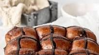 Double Chocolate Hot Cross Buns Double Chocolate Hot Cross Buns