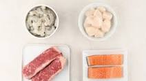 Premium Protein Pack includes 8 chicken breasts 40 oz. ground beef, and 32 oz. shrimp Premium Protein Pack includes 8 chicken breasts 40 oz. ground beef, and 32 oz. shrimp
