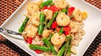 Meyer Lemon-Garlic Shrimp & Asparagus Meyer Lemon-Garlic Shrimp & Asparagus