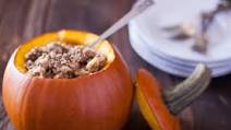 Dinner in a Pumpkin Dinner in a Pumpkin