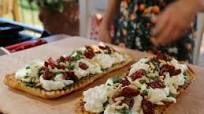 Burrata and Kale Salsa Verde Bruschetta Burrata and Kale Salsa Verde Bruschetta