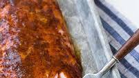 Baked Salmon with Maple Mustard Glaze (5 ingredient recipe) Baked Salmon with Maple Mustard Glaze (5 ingredient recipe)
