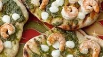 Grilled Shrimp & Pesto Pizza Grilled Shrimp & Pesto Pizza