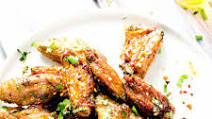 Sticky Honey Garlic Chicken Wings Sticky Honey Garlic Chicken Wings