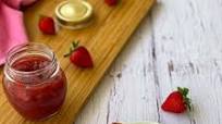Strawberry Rhubarb Jam (low sugar) Strawberry Rhubarb Jam (low sugar)