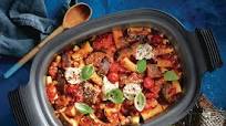 Slow cooker rigatoni alla norma recipe Slow cooker rigatoni alla norma recipe