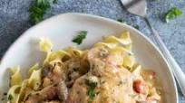 Mustard Chicken with Buttered Noodles Mustard Chicken with Buttered Noodles