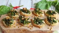 Bruschetta-style asparagus appetizer Bruschetta-style asparagus appetizer