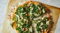 Salad Pizza With White Beans and Parmesan Salad Pizza With White Beans and Parmesan