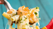 Garlicky Shrimp Alfredo Bake Garlicky Shrimp Alfredo Bake