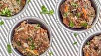 Veggie-Loaded Mini Meatloaves Veggie-Loaded Mini Meatloaves