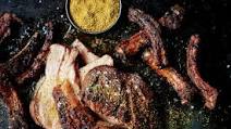 Grilled Fennel-Rubbed Triple-Cut Pork Chops Grilled Fennel-Rubbed Triple-Cut Pork Chops