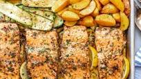 Salmon Sheet Pan Dinner Salmon Sheet Pan Dinner