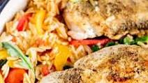 Summery Tuscan Chicken Orzo Summery Tuscan Chicken Orzo
