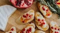 Festive Brie Bruschetta Crostini Appetizer Festive Brie Bruschetta Crostini Appetizer